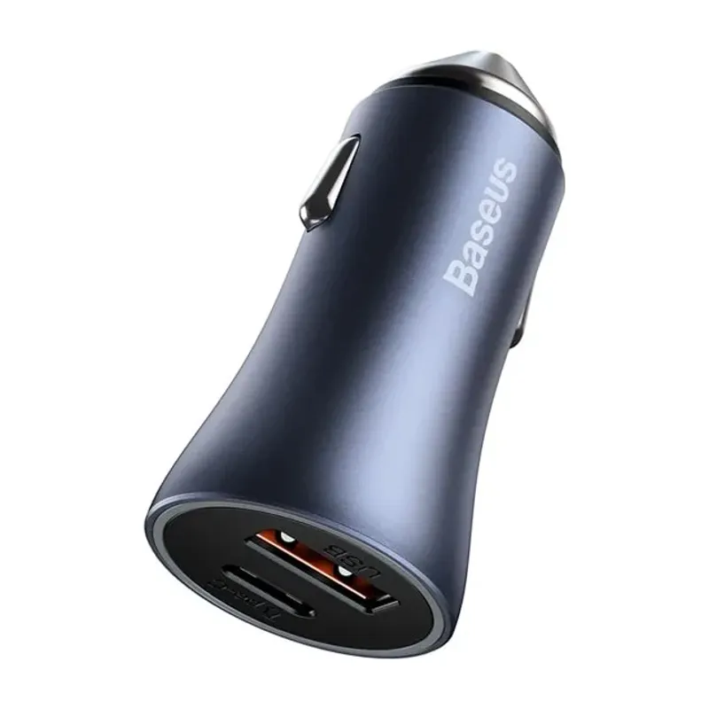 Baseus Golden Contactor Pro Car Charger U+C 40W + USB to Type-C Cable