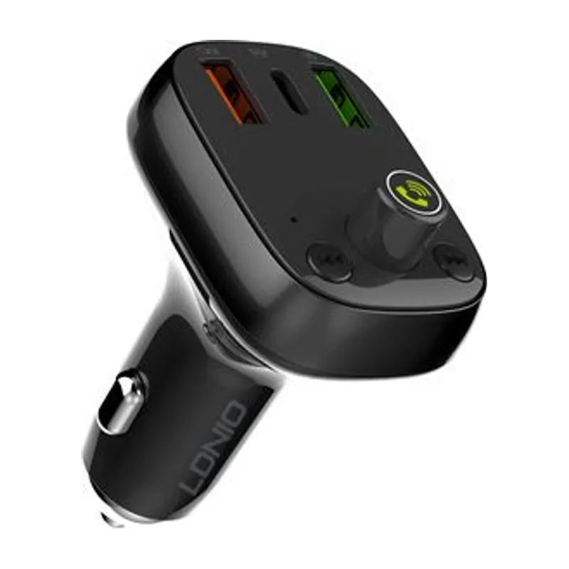 LDNIO C704Q 30W Car Charger with Bluetooth 5.0 FM Transmitter