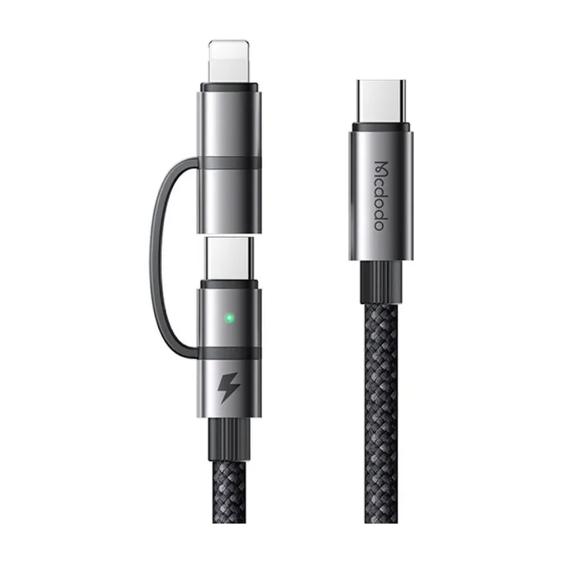 Mcdodo 2-in-1 USB 3 Cable, USB-C to USB-C + Lightning, 1.2m (CA-0450)