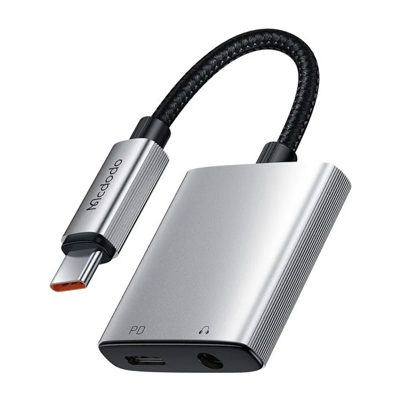 Mcdodo 2-in-1 USB-C to USB-C (60W) + 3.5mm Audio Adapter (CA-505)